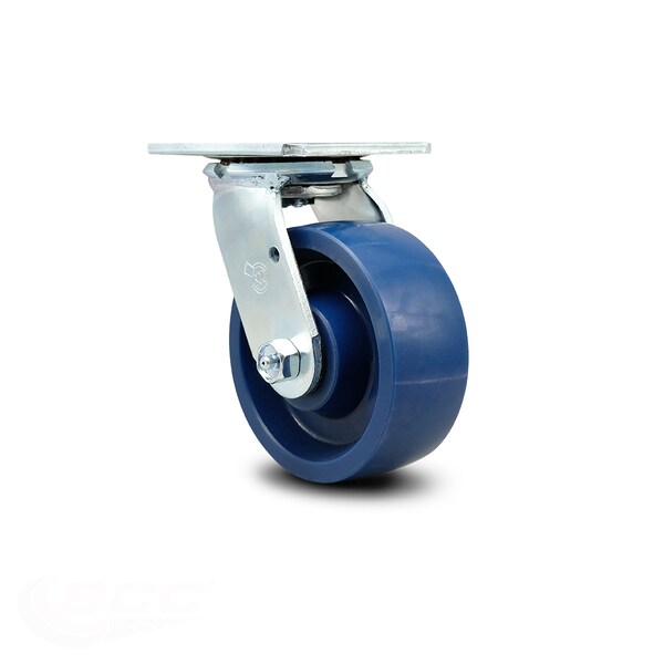 5 Inch Solid Polyurethane Wheel Swivel Caster with Ball Bearing